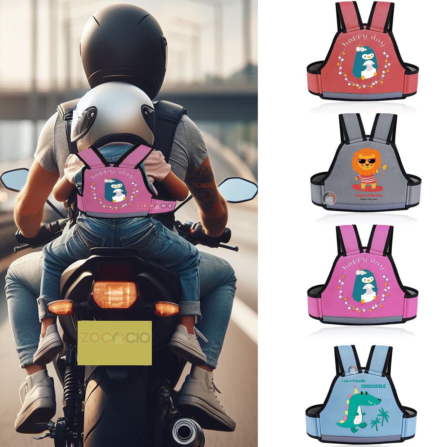 Vista 4 de Arnés Cinturón Infantil De Seguridad